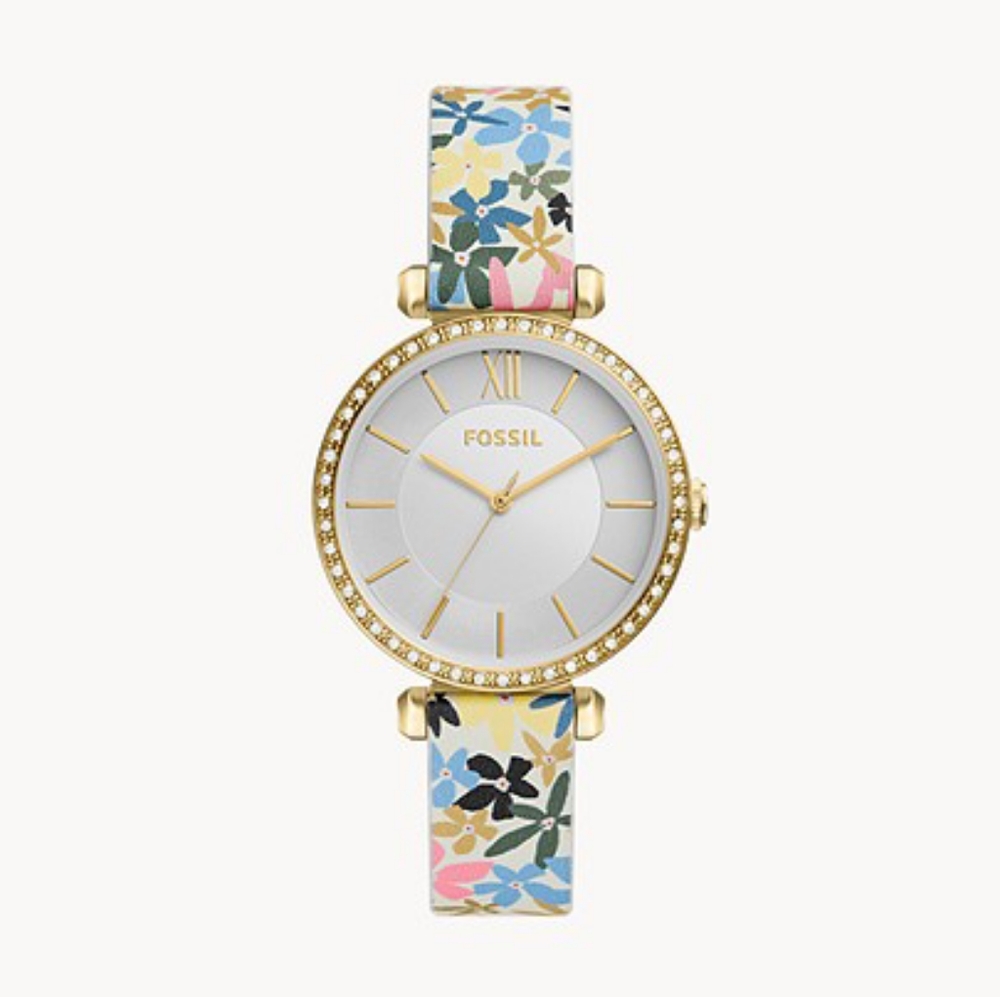 🌼 *Host Pick* NWT Fossil floral leather watch